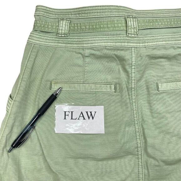 Anthropologie Pilcro And The Letterpress Utility A-line  Green Skirt - Picture 6 of 10